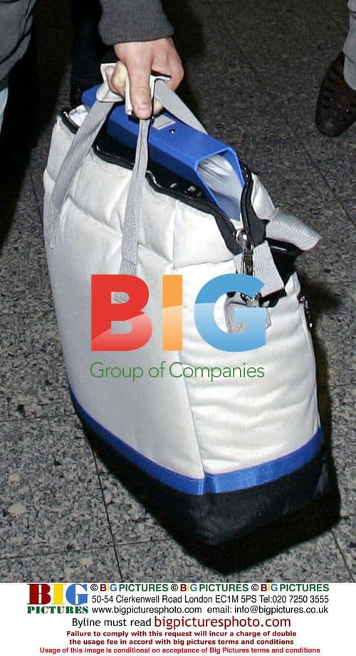 Heather Mills Arrives at Heathrow