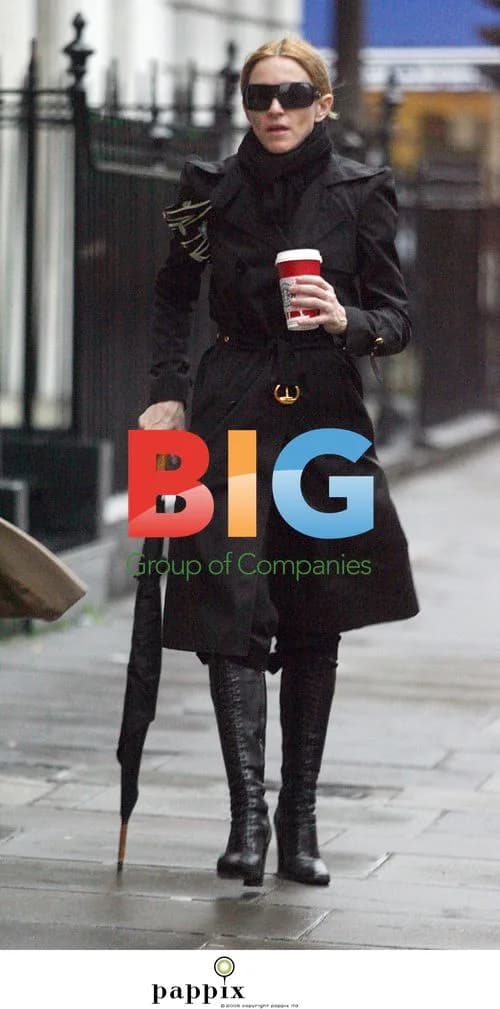 Madonna out in London with no bodyguards
