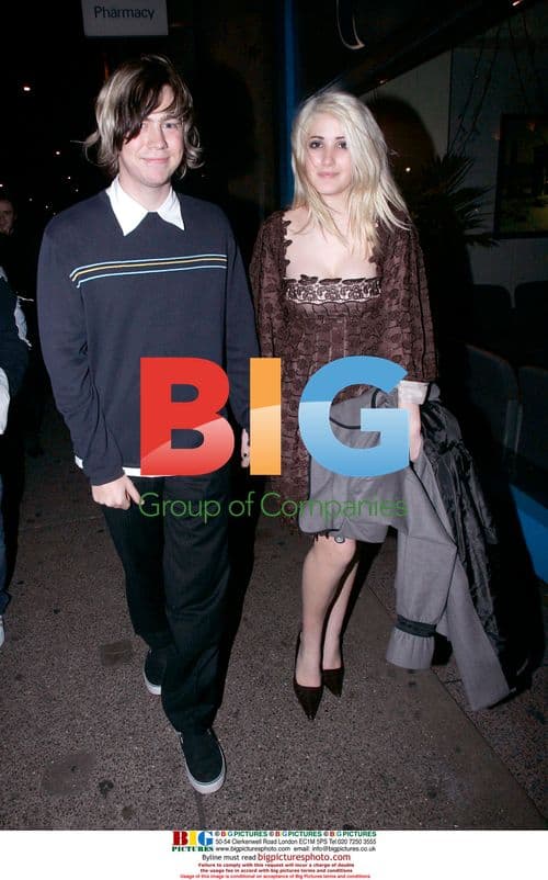 James Bourne and girlfriend at Cuckoo Club, London