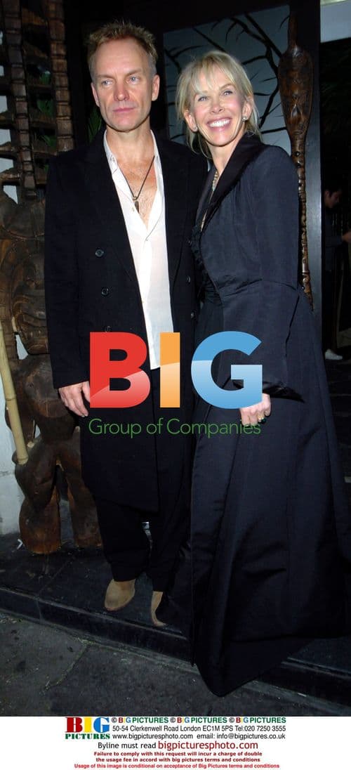 Sting and Trudie Styler at World Music Awards