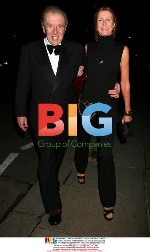 David Frost leaving "Casino Royale" party