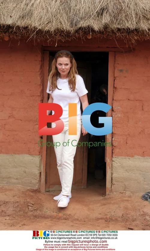 Geri Halliwell at Mumena Palace in Zambia