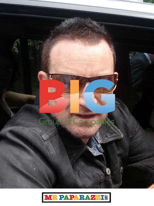 Bono spotted with lip injury in Melbourne