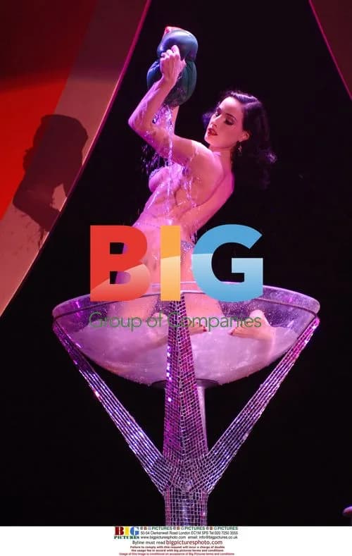 Dita Von Teese performs at Erotica Exhibition