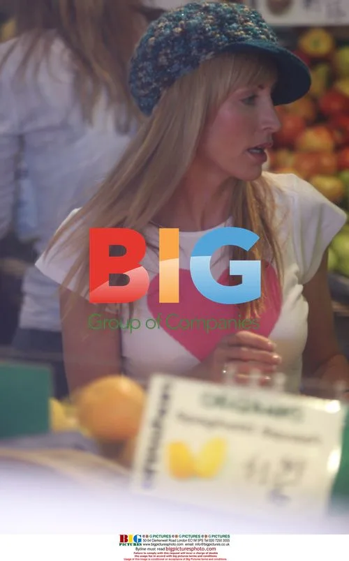 Heather Mills at grocery store for interview