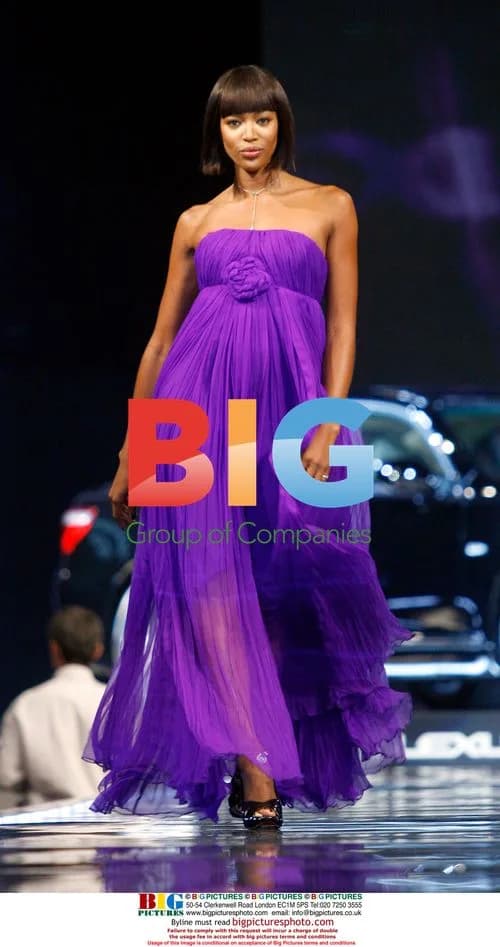 Naomi Campbell Walks Lexus Fashion Show