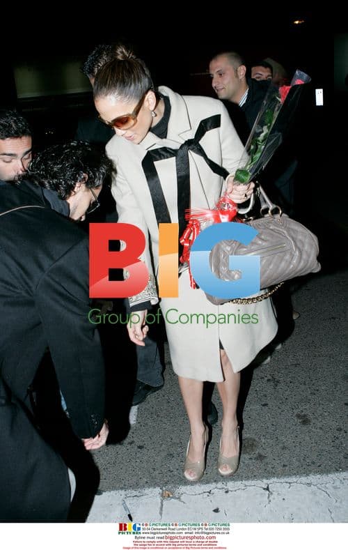 J-Lo and Marc Anthony at Rome Airport