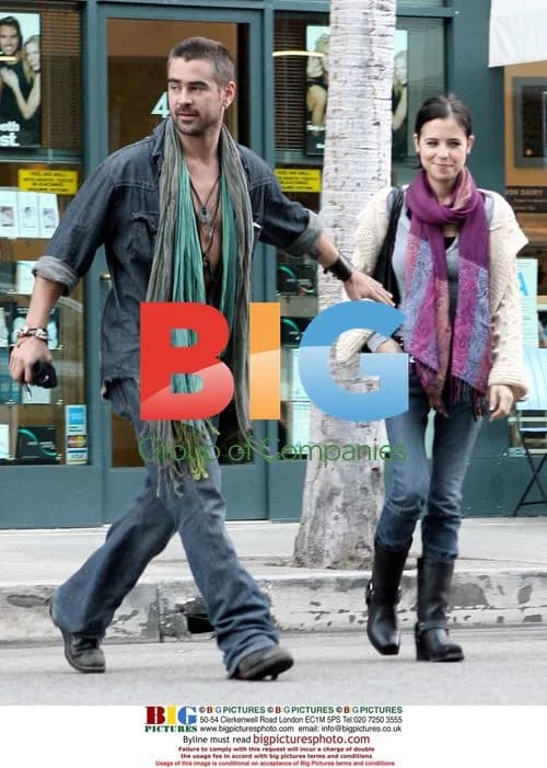 Colin Farrell with Mystery Woman in Beverly Hills