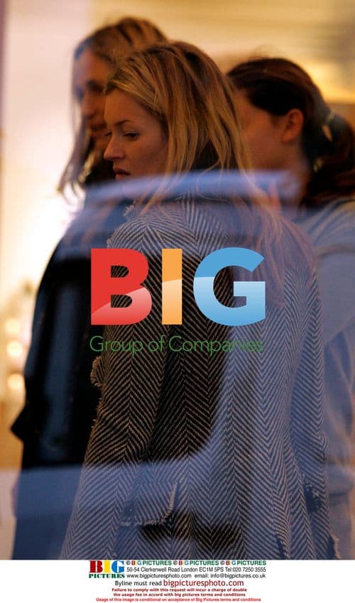 Kate Moss goes shopping in Notting Hill