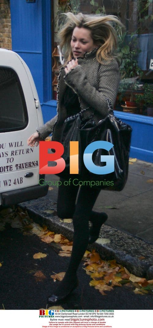 Kate Moss Goes Shopping in Notting Hill