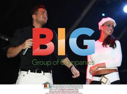 Katie Price and Peter Andre perform at Coventry lights switch-on