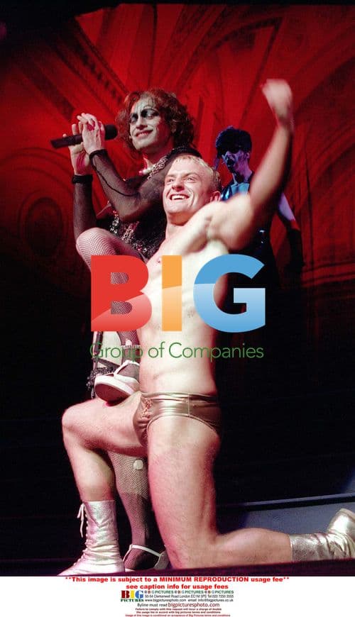 Jason Donovan transforms into Frankenfurter for Rocky Horror