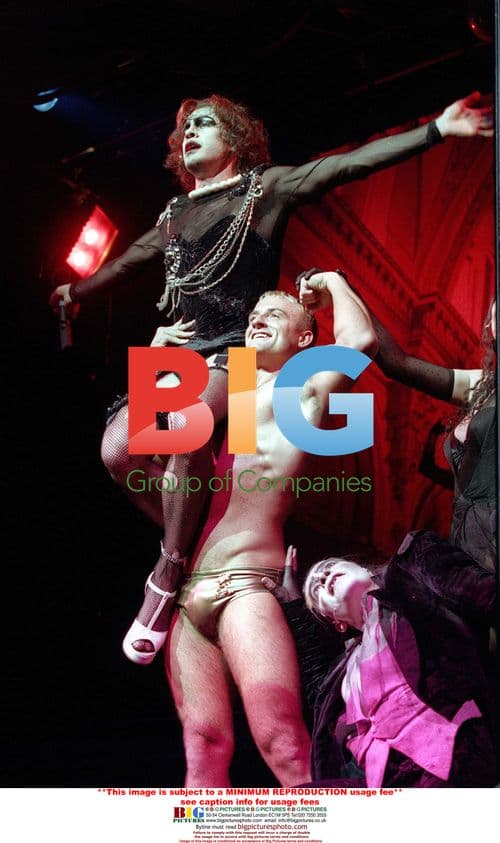 Jason Donovan as Frankenfurter in Rocky Horror