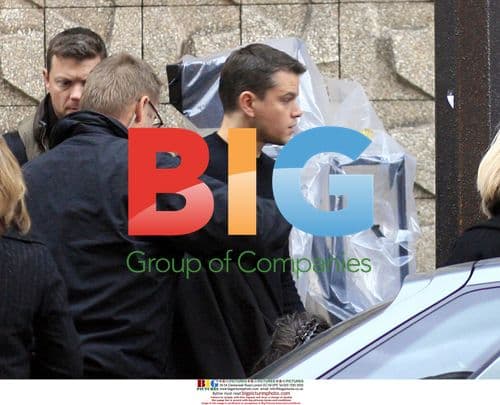 Matt Damon Filming Bourne Ultimatum in Paris