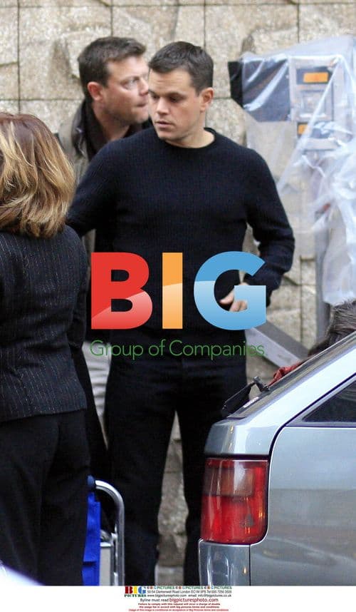 Matt Damon Filming Bourne Ultimatum in Paris
