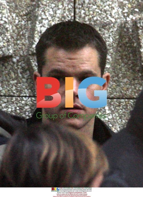 Matt Damon filming Bourne Ultimatum in Paris