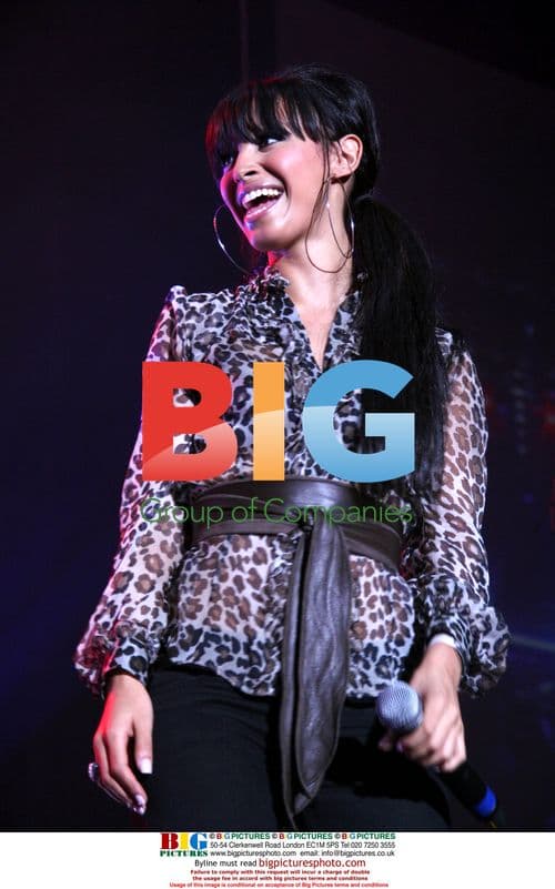 Amelie Berrabah of Sugababes at Girlguiding UK Big Gig 2006