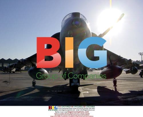 RAF Harrier Jet in Afghanistan