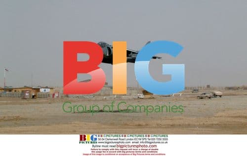 RAF Harrier Jet in Afghanistan