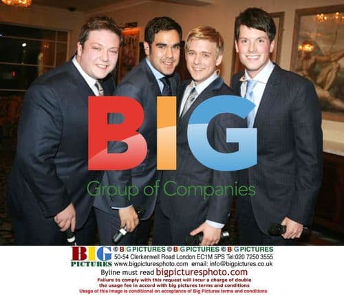 X Factor 1 contestants G4 in London