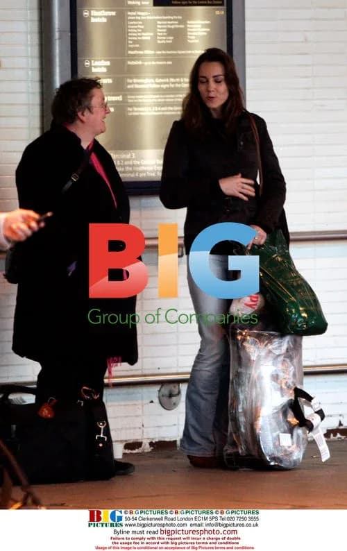 Kate Middleton at Heathrow Airport