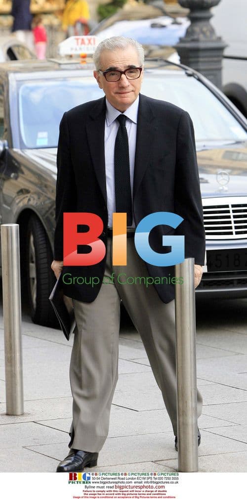 Martin Scorsese Arrives at Ritz Hotel in Paris