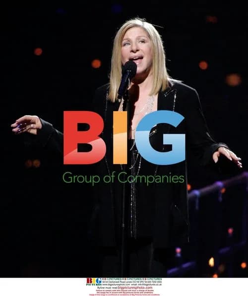 Barbra Streisand performs in concert