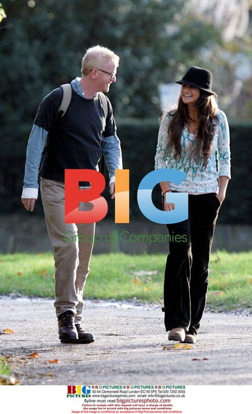 Chris Evans with mystery woman in London