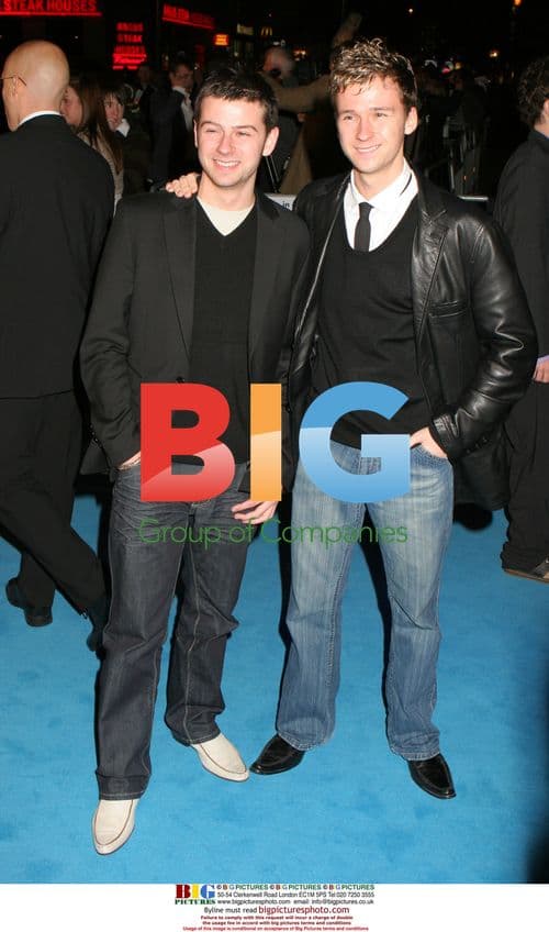 The MacDonald Brothers at 'Flushed Away' premiere