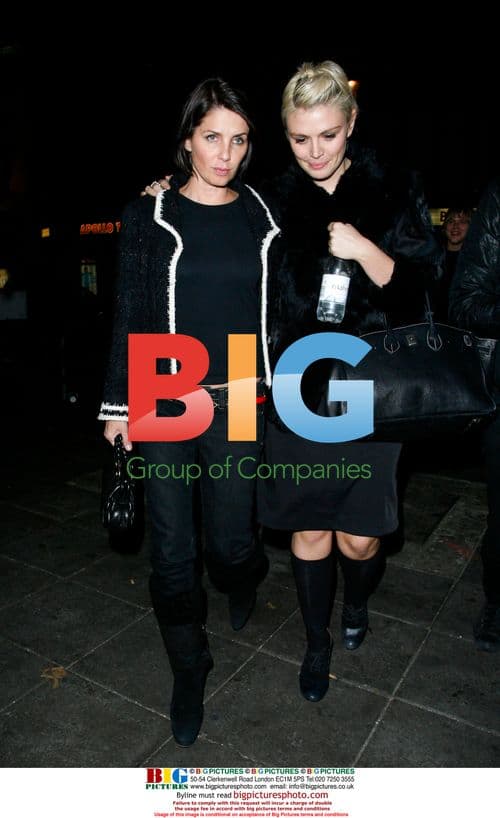 Sadie Frost leaving "Little Britain" charity gala