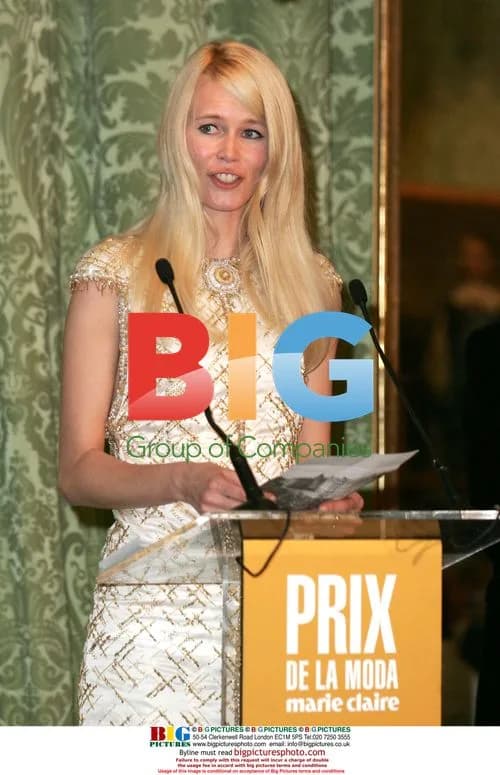 Claudia Schiffer at Marie Claire Awards in Madrid