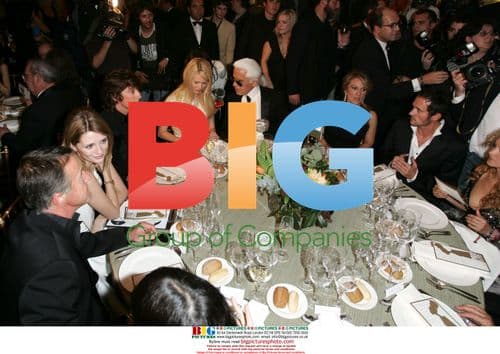 Mischa Barton, Claudia Schiffer, Karl Lagerfeld at Marie Claire Awards