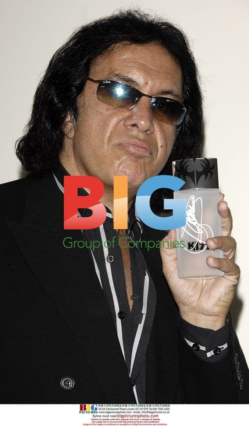 Gene Simmons Promoting KISS Fragrances