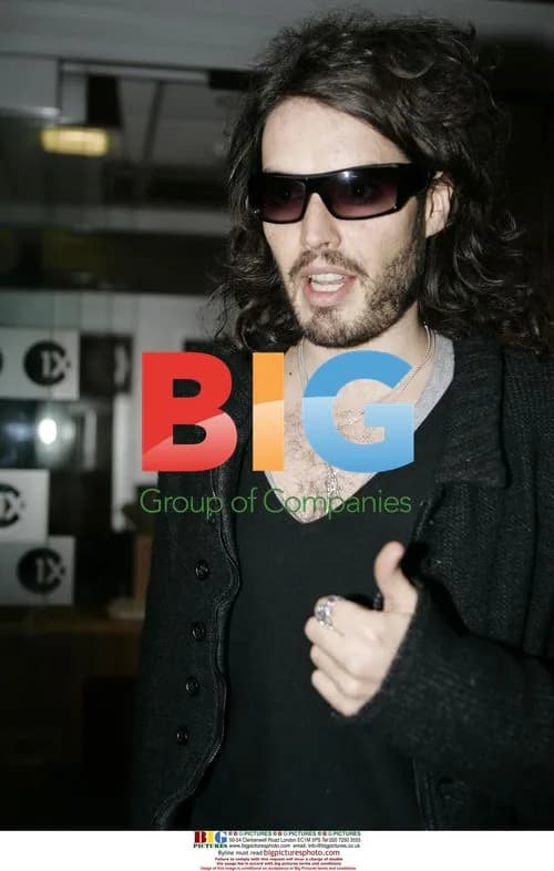 Russell Brand at Radio 1 in London