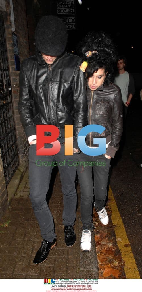 Amy Winehouse leaving Union Chapel