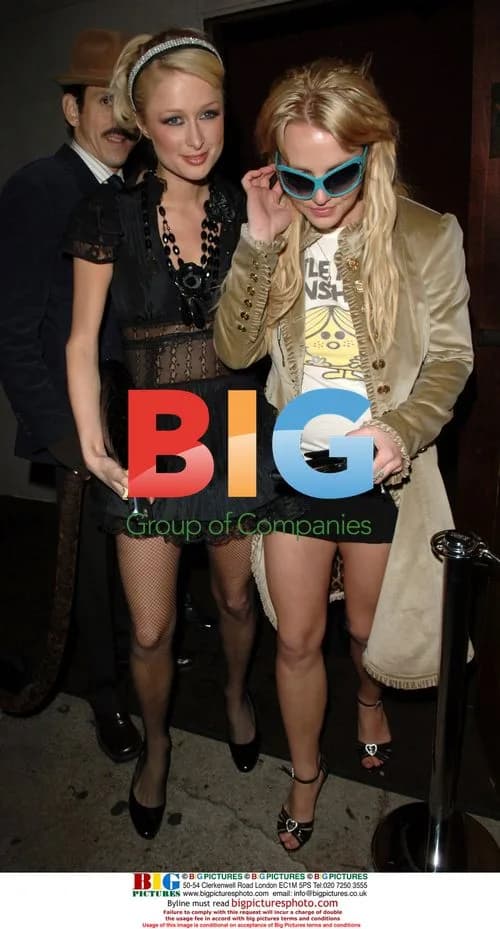 Britney Spears and Paris Hilton at Hyde Nightclub