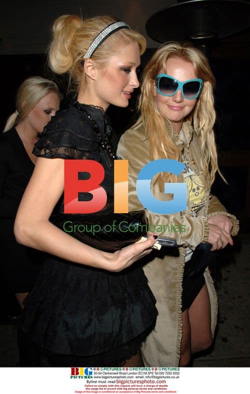 Britney Spears and Paris Hilton at Hyde