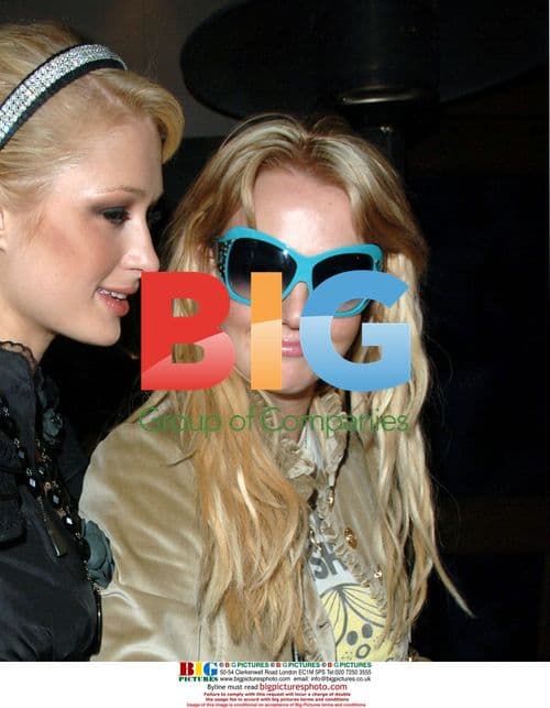 Britney Spears and Paris Hilton at Hyde Nightclub