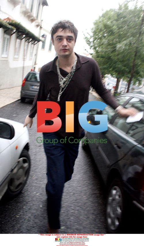 Pete Doherty at clinic in Portugal