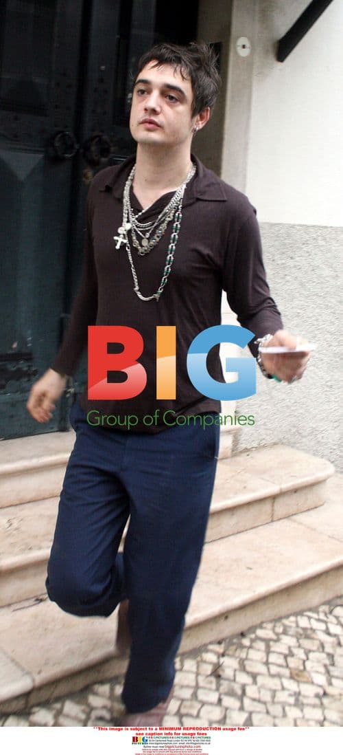 Pete Doherty at clinic in Portugal