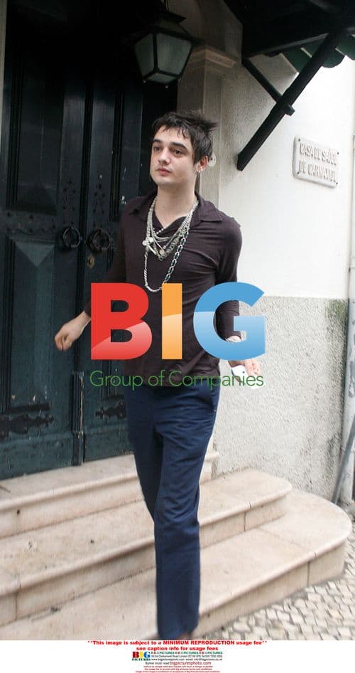 Pete Doherty Leaves Clinic in Portugal
