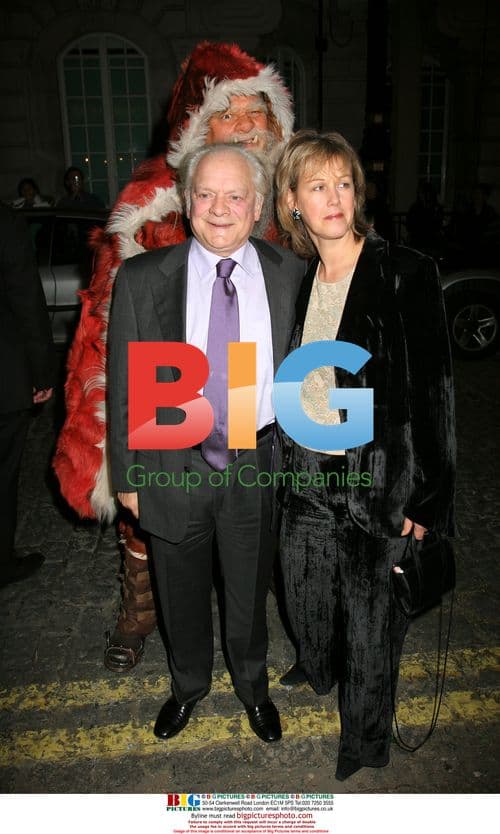 David Jason and Gill Hinchcliffe at Hogfather Premiere