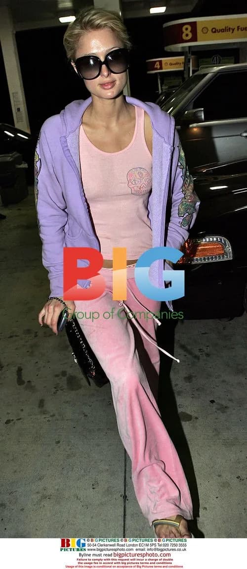 Paris Hilton Stops at Gas Station in Malibu