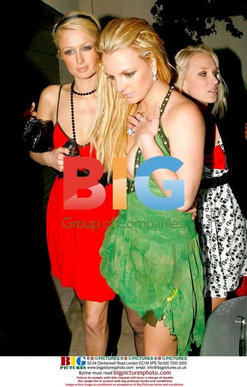 Britney Spears and Paris Hilton Party in Hollywood