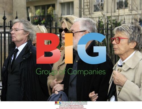 Funeral of French actor Philippe Noiret