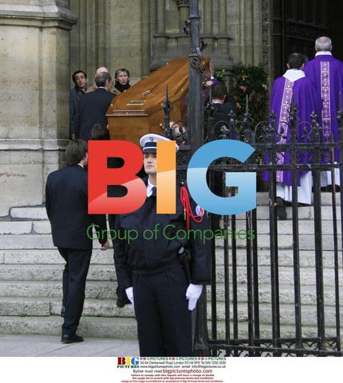 Funeral of French actor Philippe Noiret