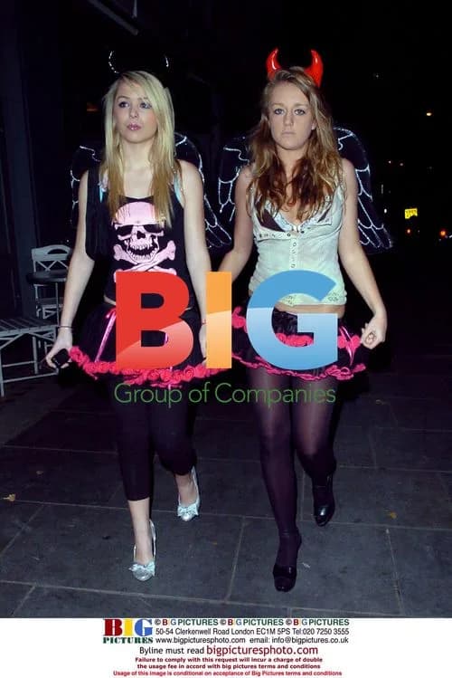 Chantelle Pidgley and Olivia at Halloween Party
