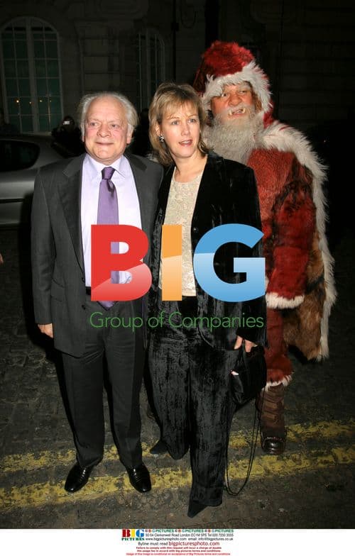 Sir David Jason and wife at Hogfather premiere