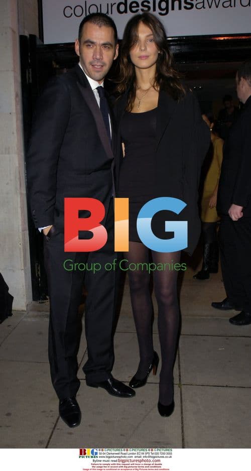 Roland Mouret and guest at Lancome Color Design awards