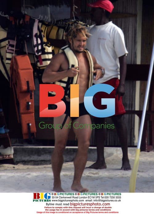 Bixente Lizarazu on Holiday in Mauritius